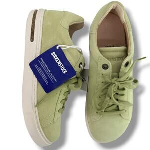 Birkenstock Bend Low Leather Suede Lace Up Sneaker Shoes Sz 38 7 7.5 Narrow Med.